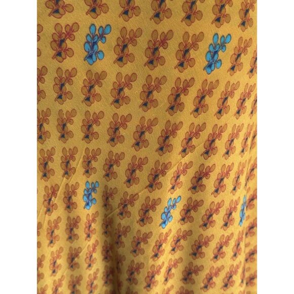 NWT Darn Good Yarn Sari Silk Wrap Ankle Length Boho Maxi Skirt Fits Sizes 4-12 - Picture 9 of 13